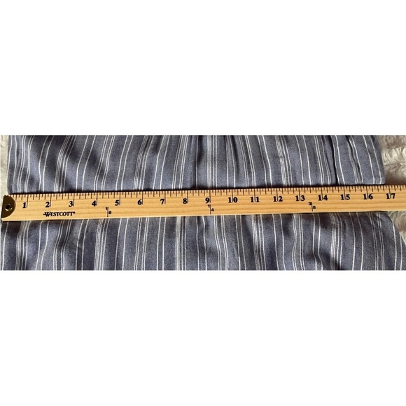 ROLLER RABBIT Dakota Women’s Size S Blue And White Striped Chambray Dress - Picture 5 of 12